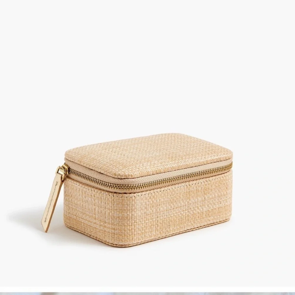 J.Crew Woven Jewelry Case
